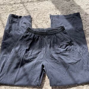 Men's Elastic-Waist Dark Gray Sweatpants